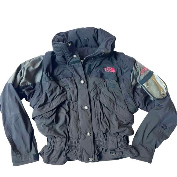 Vintage The North Face Boys Extreme Gear Ski Jacket Size 10 Black - Picture 1 of 12